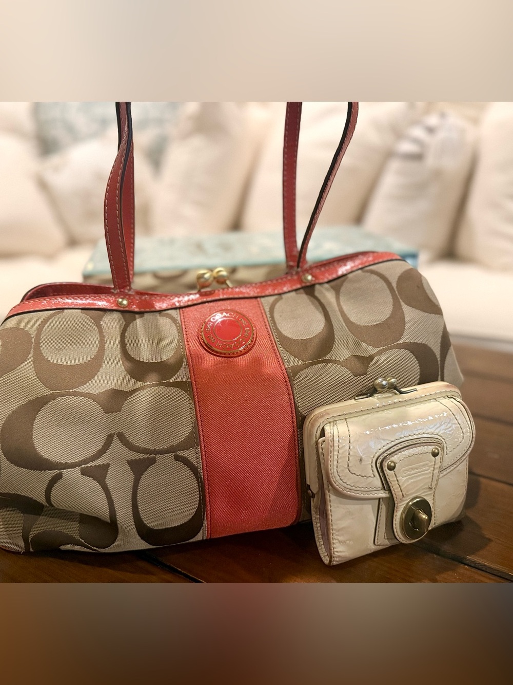 Limited edition Coach Signature Purse vintage